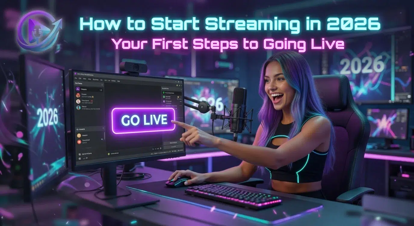How to Start Streaming in 2026- Your First Steps to Going Live Hero