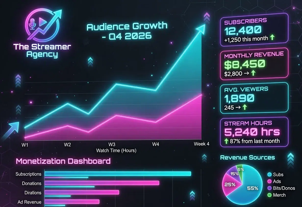 Streaming as a Business in 2026 - A Creator's Blueprint Graph Going Up
