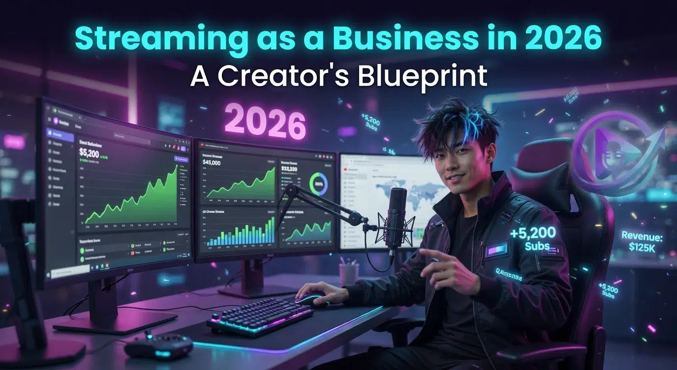 Streaming as a Business in 2026- A Creator's Blueprint Hero