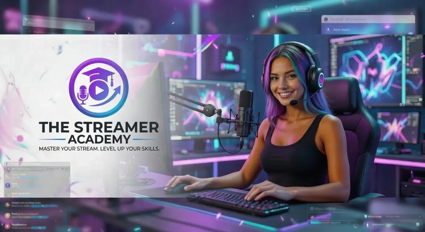 The Streamer Academy Logo - The Best Online Training for Streamers