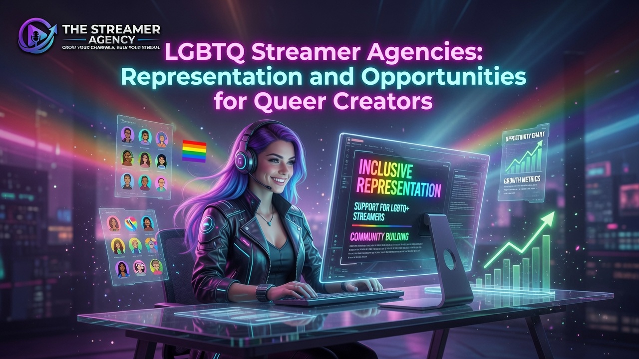 LGBTQ Streamer Agencies- Representation and Opportunities for Queer Creators LGBTQ Streamer Agencies- Representation and Opportunities for Queer Creators
