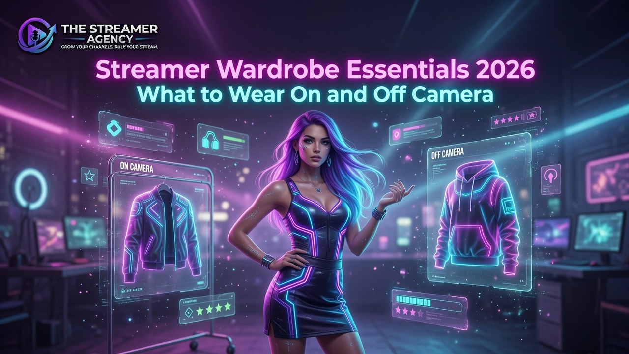Streamer Wardrobe Essentials 2026- What to Wear On and Off Camera Streamer Wardrobe Essentials 2026 - What to Wear On and Off Camera