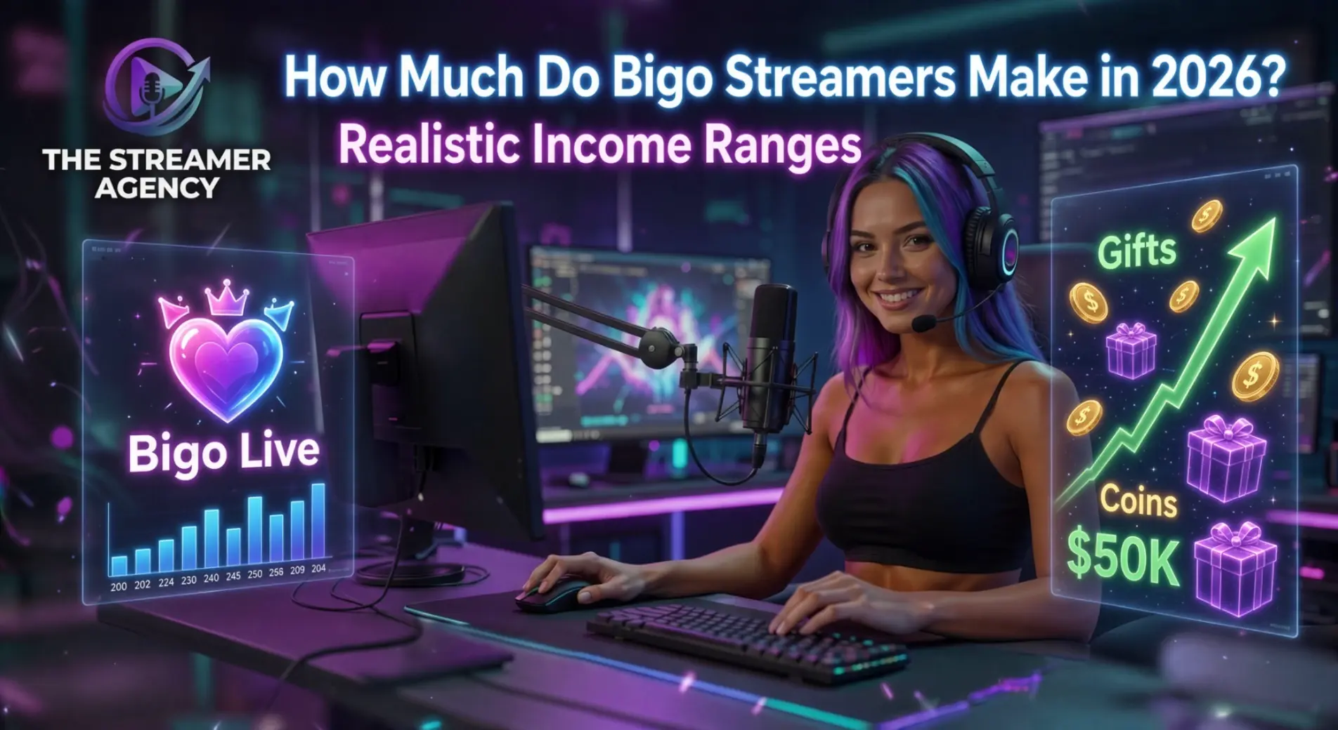How Much Do Bigo Streamers Make in 2026? Realistic Income Ranges